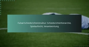 Futsal-Schiedsrichterstruktur: Schiedsrichterhierarchie, Spielaufsicht, Verantwortung