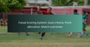 Futsal Punktesystem: Tor-Kriterien, Punktevergabe, Spielausgänge