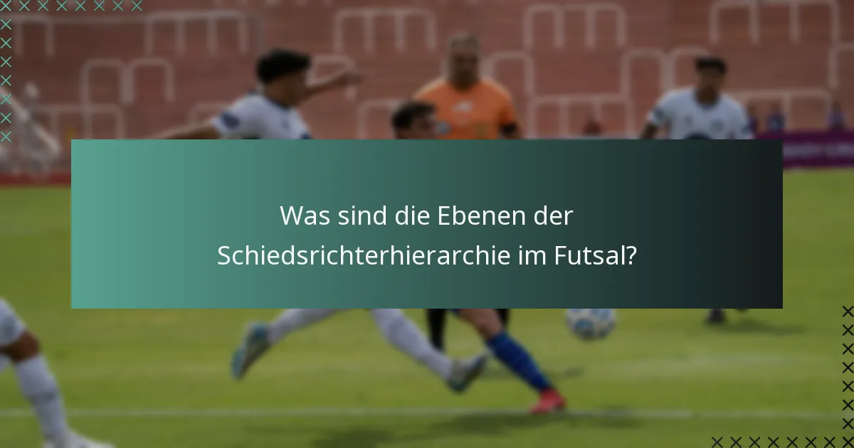 Wie wird die Spielaufsicht im Futsal durchgeführt?