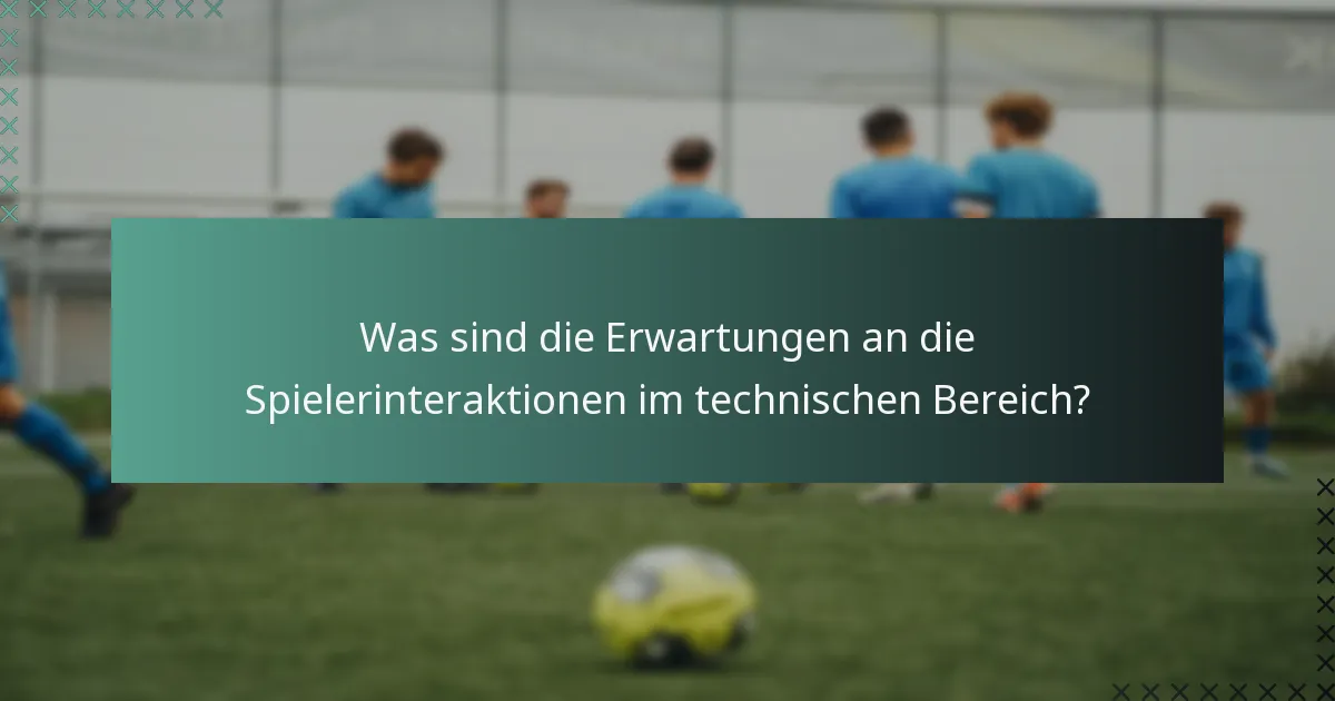 Wie sollten sich Trainer im technischen Bereich verhalten?