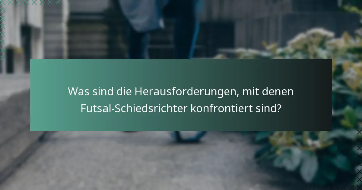 Wie werden Schiedsrichter im Futsal zur Verantwortung gezogen?