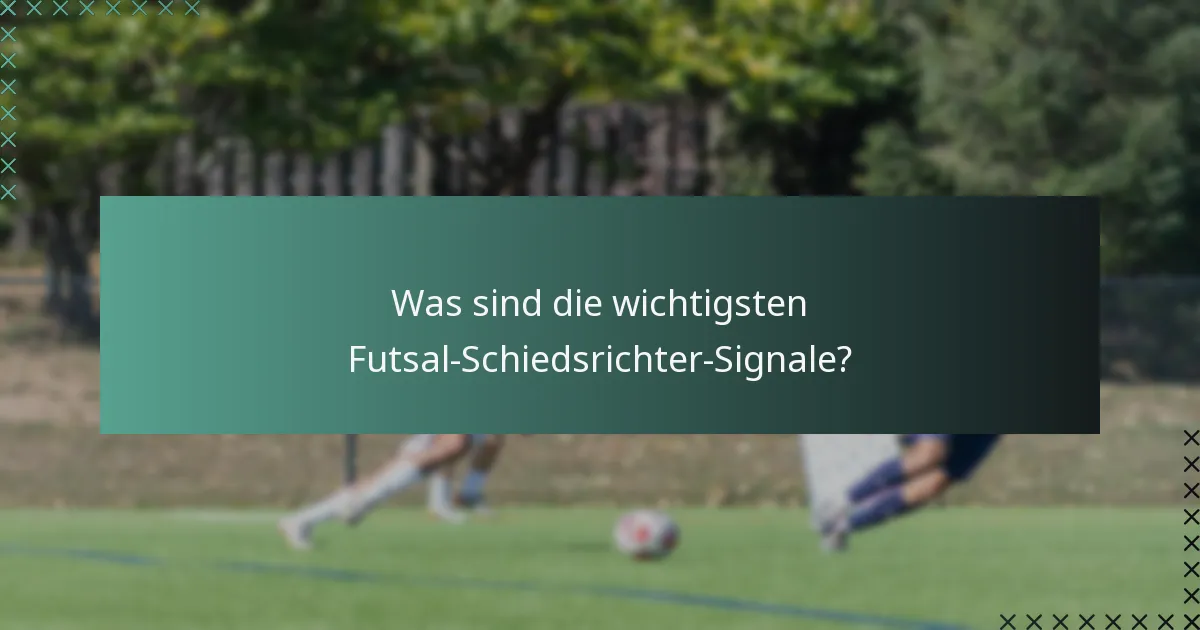 Wie können Spieler das Bewusstsein für Schiedsrichtersignale verbessern?