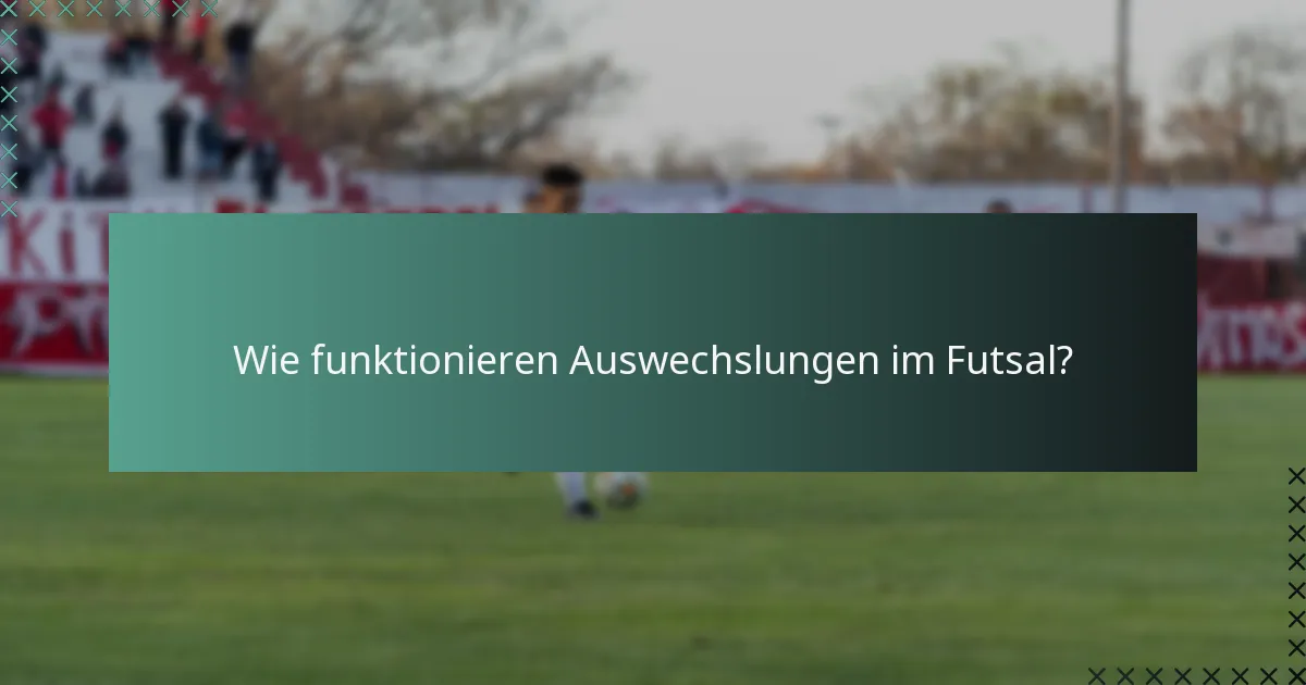 Was sind die besten Praktiken für die Zusammensetzung eines Futsal-Teams?