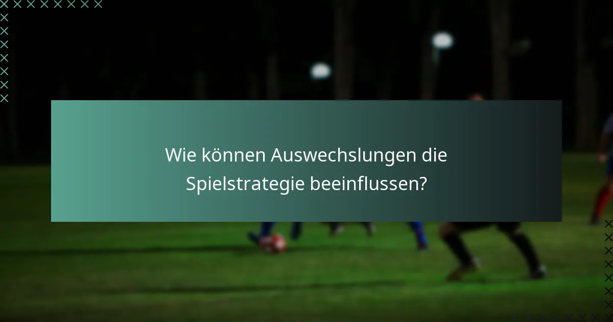 Wie vergleichen sich die Auswechselregeln im Futsal mit anderen Sportarten?