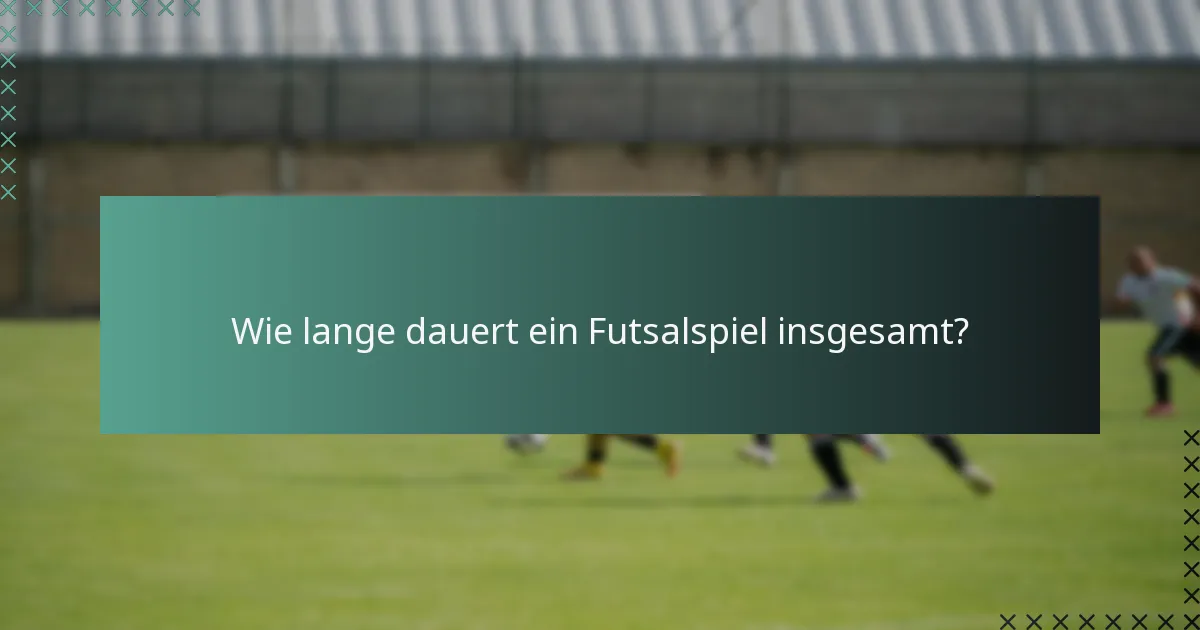 Was sind die Überstundenregeln im Futsal?